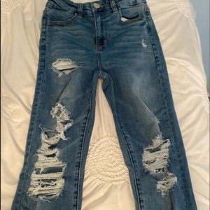 Distressed American Eagle Jeans